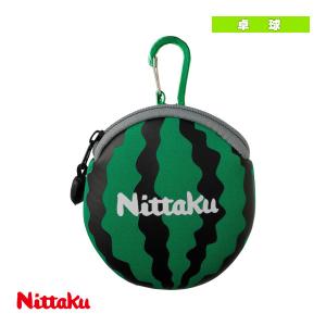 ニッタク 卓球アクセサリ・小物 スイカくん WATERMELON BALL CASE ボール3個入用 NL-9261｜racket