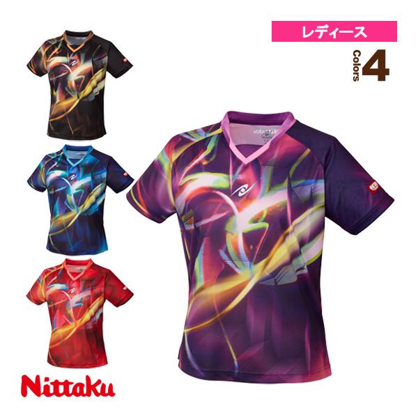 【PayPay祭★P3倍】ニッタク 卓球ウェア『レディース』 スカイトリックレディースシャツ/レディ...