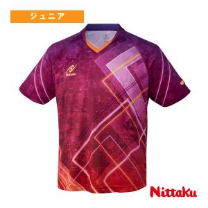 ニッタク 卓球ウェア『ジュニア』 ブライトネオンシャツ BRIGHTNEON SHIRT ジュニア NW-2212｜racket