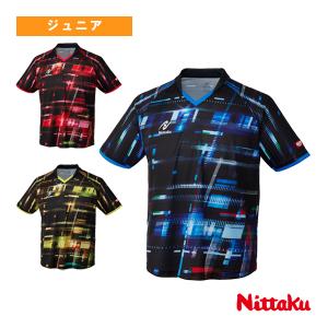 ニッタク 卓球ウェア『ジュニア』 スカイステラシャツ SKYSTELLA SHIRT ジュニア NW-2213｜racket