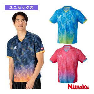 ニッタク 卓球ウェア『メンズ/ユニ』 スカイスコープシャツ SKYSCOPE SHIRT ユニセックス NW-2214｜racket