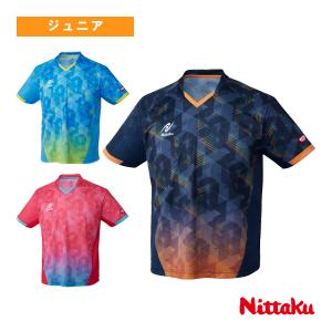 ニッタク 卓球ウェア『ジュニア』 スカイスコープシャツ SKYSCOPE SHIRT ジュニア NW-2214｜racket