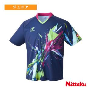 ニッタク 卓球ウェア『ジュニア』 ブライトバーストシャツ BRIGHTBURST SHIRT ジュニア NW-2218｜racket