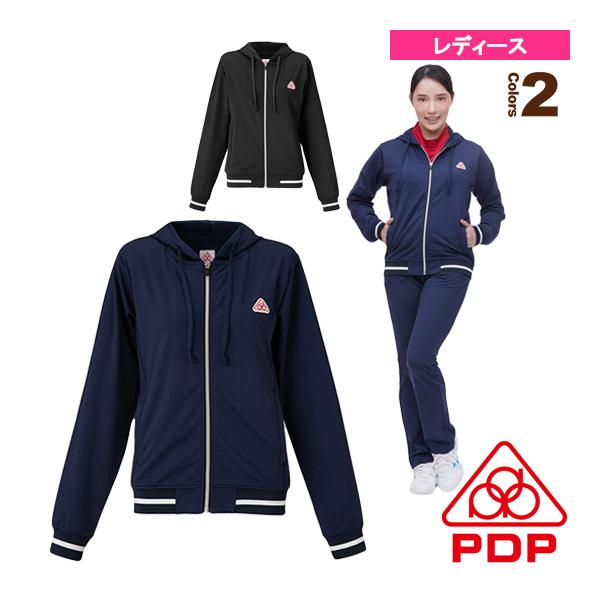 PDP テニス・バドミントンウェア『レディース』 裏起毛フード付きジャージジャケット/レディース『P...