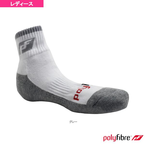 ポリファイバー テニス・バドミントンウェア『レディース』 ポリファイバー ソックス/2足組/レディー...