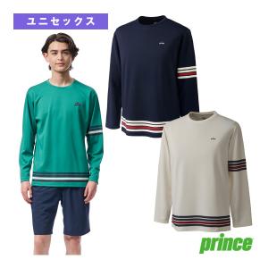 プリンス テニスウェア『メンズ/ユニ』 2025年07月下旬『予約』ロングスリーブシャツ ユニセックス MF5027｜racket
