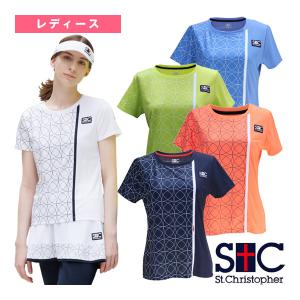 セントクリストファー テニス・バドミントンウェア『レディース』 クロワゾンゲームシャツ/レディース『STC-BDW2361』｜racket