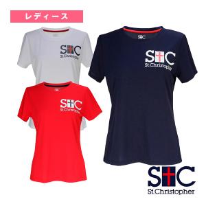 (5%OFFクーポン）テニスウェア バドミントンウェア レディース セントクリストファー STCプラクティスシャツ/レディース｜racket