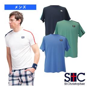 セントクリストファー テニスウェア『メンズ/ユニ』 アシメラインゲームシャツ メンズ STC-BEM1431｜racket