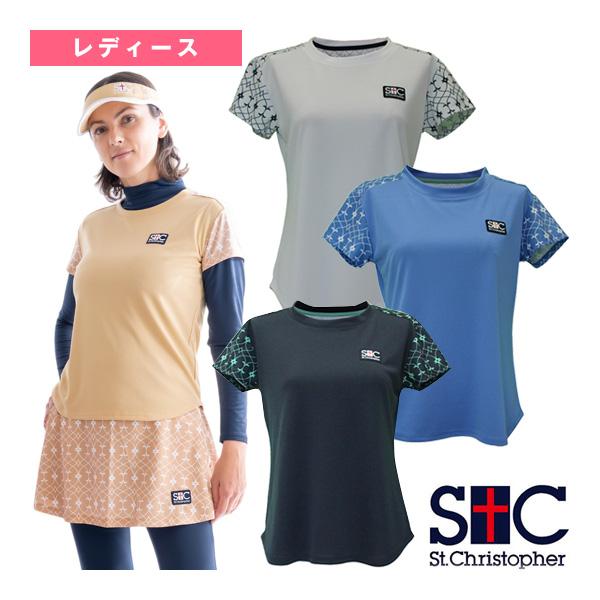セントクリストファー テニスウェア『レディース』 アラベスクスリーブゲームシャツ レディース STC...