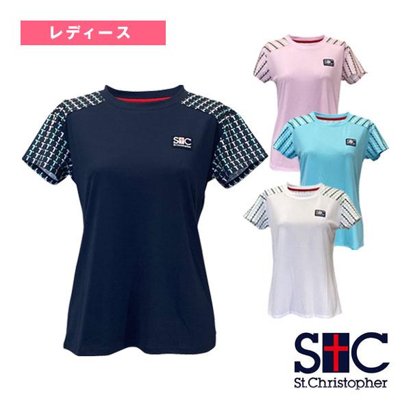 セントクリストファー テニスウェア『レディース』 T-ball patternシャツ レディース S...