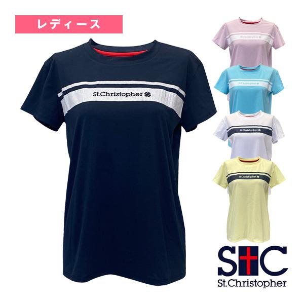 セントクリストファー テニスウェア『レディース』 ロゴシャツ レディース STC-BFW2041