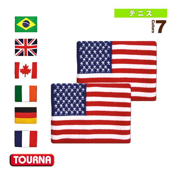 トーナ テニスアクセサリ・小物 トーナ フラッグバンド リストバンド 2個入 US-FBW