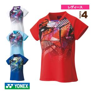 YONEX - バドミントン ユニフォーム 楽天市場】ヨネックス バドミントン レディース ゲームシャツ