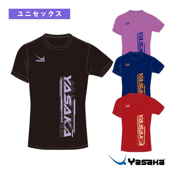 【PayPay祭★P3倍】ヤサカ 卓球ウェア『メンズ/ユニ』 ロゴにゃんこTシャツV ユニセックス ...