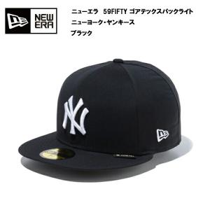 ニューエラ 13516112 59FIFTY GORE-TEX PACLITE ニューヨーク・ヤンキース ブラック   メンズ キャップ 帽子 アウトドア トレーニング ゴルフ スポーツ ブラ｜racketshop-approach