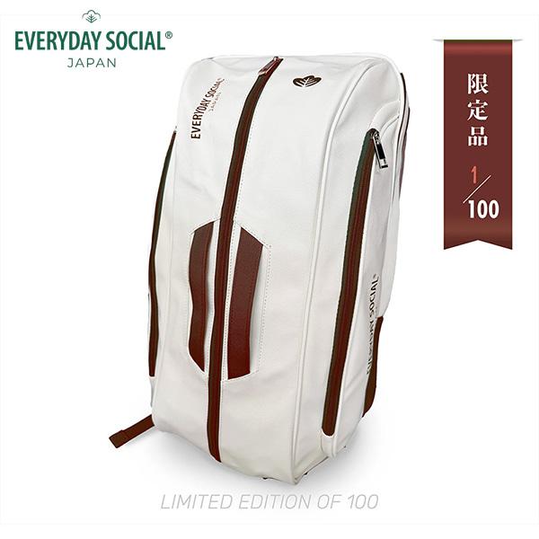 EVERYDAY SOCIAL コートサイドパドルバッグ 限定品 セピア ピックルボール バックパッ...