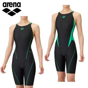 アリーナ 25SS ＜AS5SRC53L＞ 【WA承認】  レーシングワンピーススパッツ（オープンバック・ハーフレッグ）競泳水着 レディース｜racketshop-approach