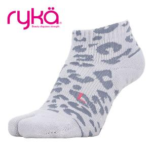 ryka R-SOX-9 LGL レディース (23〜25cm) すべり止め付き足袋型ソックス 丈9cm フィットネス エアロ グレー ライカ｜racketshop-approach