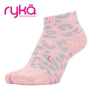 ryka R-SOX-9 PGL レディース (23〜25cm) すべり止め付き足袋型ソックス 丈9cm フィットネス エアロ ピンク ライカ｜racketshop-approach