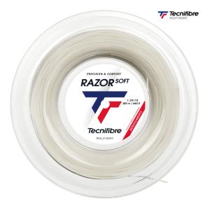 Tecnifibre　レーザーソフト　200m　ロール　カーボン　ライム　ホワイト　04RRAS　硬式　ガット　RAZOR SOFT　テクニファイバー｜ラケットショップ・アプローチ