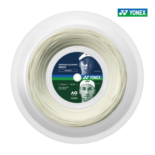 YONEX　エアロンスーパー850　200m　ATG850R2　ストリング　ロールガット　硬式　テニ...