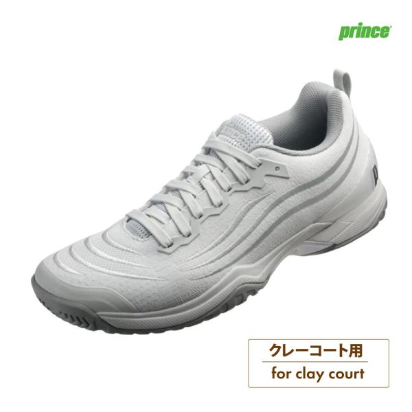 PRINCE　ツアー プロ ライト 9 CG　クレー・グラスサンド　ホワイト×グレー　2E相当　DP...
