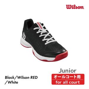 WILSON ラッシュプロジュニアL RUSH PRO JR L オールコート WRS333010 ブラック ウィルソン テニス  子供 シューズ｜racketshop-approach