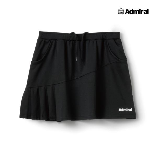 ADMIRAL　レディース　アシメタックプリーツスコート　ATLA612-10　2026SS　ブラッ...