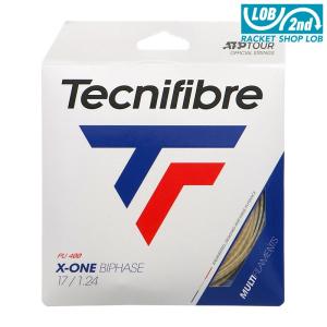 テクニファイバー エックスワン バイフェイズ 1.24/1.30mm 単張り 12mカット Tecnifibre X-ONE BIPHASE テニスガット[M便 1/5]