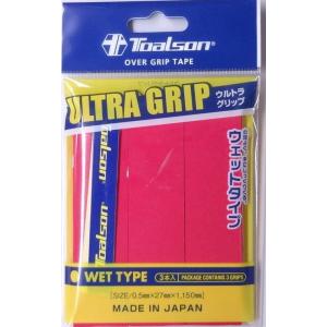 【トアルソン】ウルトラグリップ（3本入）　1ETG053R　　レッド