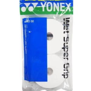 ヨネックス 【国内正規品】AC102-30　ウェットスーパーグリップ（30本入）   ホワイト 　