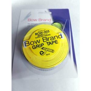 ボウブランド　プログリップ（グリップテープ）スーパーウェット 3本巻　BOW003　イエロー【※ノン...
