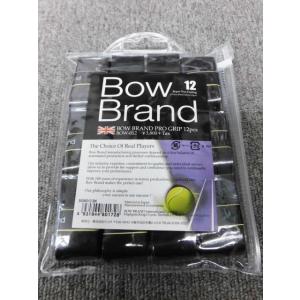 ボウブランド　プログリップ（グリップテープ）スーパーウェット 12本巻　BOW012　ブラック　　　...