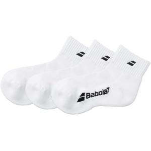 バボラ レディース ソックス ハーフ 3足セット ホワイト サイズ 23〜25cm BWS4835C
