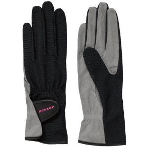 ダンロップ【レディス】TGG-0115W　グローブ（両手セット） ブラック［手のひら側　穴なしタイプ...