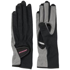 ダンロップ【レディス】TGG-0118W　グローブ〈ネイルスルータイプ〉（両手セット）ブラック［手の...