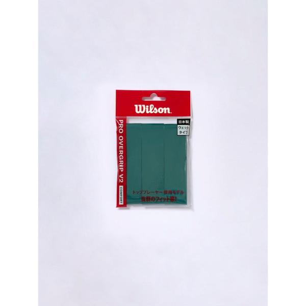 ウィルソン 国内正規品 プロオーバーグリップ V2 3本入 グリーン WR8449804001