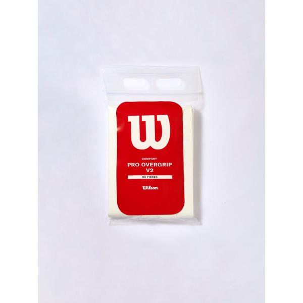 ウィルソン 国内正規品 プロオーバーグリップ V2 30本入 ホワイト WR8449901001