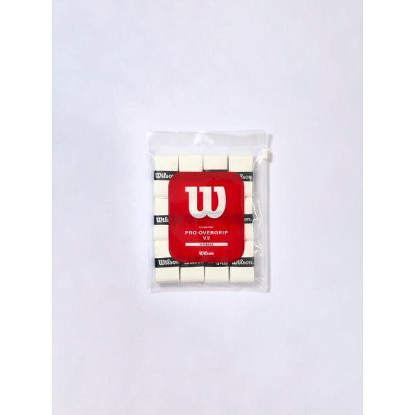 ウィルソン 国内正規品 プロオーバーグリップ V2 12本入 ホワイト WR8450101001