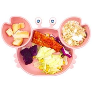 Qshareお食事用ミニマット 赤ちゃんランチョンマット離乳食 食器 ピッタリ吸着 ひっくり返らない 幼児 子供 適