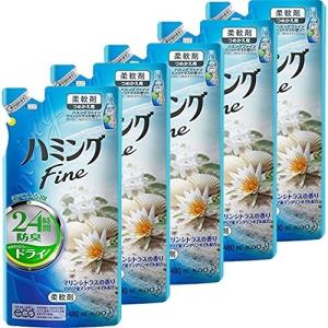 ハミングFine マリンシトラスの香り つめかえ用 480ml ×5個