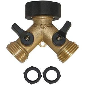 ホース分岐継手 2方向へ自由に分岐 散水ホース 分岐コネクタ 散水コネクタ 分岐 三方コネクターコック ガー