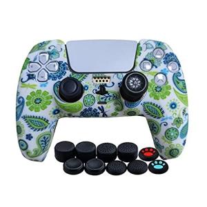 PS5コントローラーカバー シリコン素材 スティックキャップ 10個付き プレイステーション5 コントローラーに