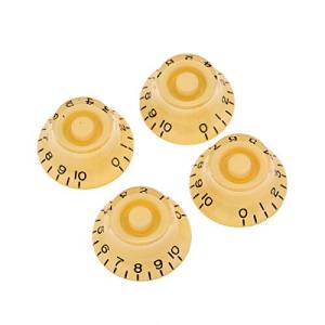 Musiclily Proミリ規格 レスポールスタイルのエレキギター用ベルトップハットノブ クリーム