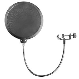 ポップガード ポップブロッカー マイクフィルタ 二重張り ノイズ防止 マイク保護 収録 配信 実況ネット 直径1