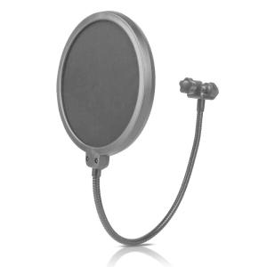 マイク分離シールド ポップガード ポップブロッカー マイクのポップブロッカー ブローアウト防止ネット 直