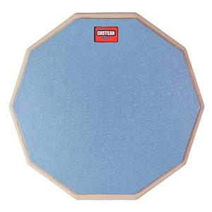 CUSTEAM 練習用パッド  静音 高反発 ドラムスティック drum pad 32.2 x 32.2 x 2.8 センチ
