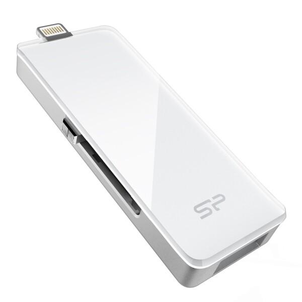 シリコンパワー Lightning &amp; USB3.0対応メモリ 64GB MFI認証 iPhone/...