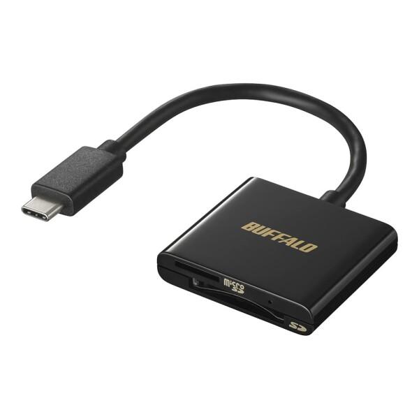 バッファロー USB3.2 Type-C 接続 カードリーダー  iPhone 15 / 15 Pr...